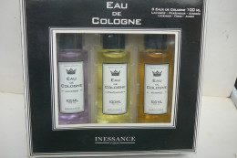 INESSANCE :COFFRET 3 EDC 100 ML  /// PAS NEUF MAIS BON ETAT  GENERAL //MANGOPAY OBLIGATOIRE /// LIRE ET VOIR !! - Miniatures Femmes (sans Boite)