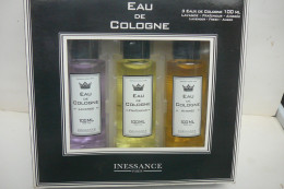 INESSANCE :COFFRET 3 EDC 100 ML  /// PAS NEUF MAIS BON ETAT  GENERAL //MANGOPAY OBLIGATOIRE /// LIRE ET VOIR !! - Miniatures Womens' Fragrances (without Box)