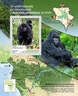 Centrafrica 2020, 30th WWF, Gorillas, BF - Zentralafrik. Republik