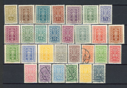 AUTRICHE - 1922 Yv. N° 253 à 281 Complet  **/*/(o)  Symboles Cote 5,5  Euro  BE R  2 Scans - Ungebraucht