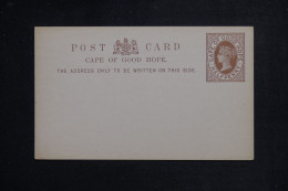 CAP DE BONNE ESPERANCE  - Entier Postal Type Victoria Non Utilisé - L 151140 - Cabo De Buena Esperanza (1853-1904)