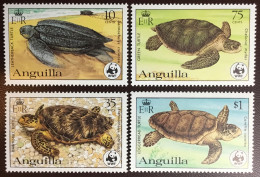 Anguilla 1985 WWF Turtles Perf 13.5 MNH - Turtles