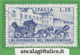 USATI ITALIA 1969 - Ref.0252C "11^ GIORNATA DEL FRANCOBOLLO" 1 Val. - - 1961-70: Oblitérés