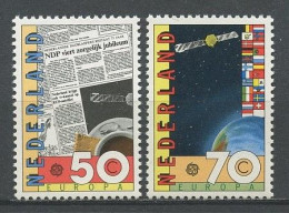 PAYS BAS 1983  N° 1202/1203 ** Neufs MNH Superbes C 1,80 € Europa Arbres Génie Humain Presse Espace Satellites ECS - Neufs