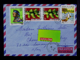 Sp10441 Fed.Rep.CAMEROON "profil Bororo" Textiles Fruits Cacao Cente-sud 2x COTON-cotton Mailed Douala »Sanary - Textiles