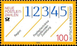 RFA Poste N** Yv:1491 Mi:1659 Neue Postleitzahlen (Thème) - Code Postal