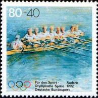 RFA Poste N** Yv:1420 Mi:1593 Für Den Sport Olympische Spiele Rudern (Thème) - Rowing