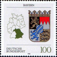 RFA Poste N** Yv:1429 Mi:1587 Bayern Armoiries (Thème) - Timbres