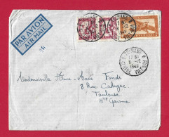 !!! INDOCHINE, LETTRE PAR AVION DE TOURANE, CENTRE VIETNAM POUR LA FRANCE DE 1949 - Airmail