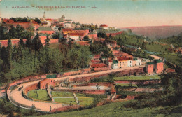 FRANCE - Avallon - Vue Prise De La Morlande - L L - Vue Sur La Ville - Route - Maisons - Carte Postale Ancienne - Avallon