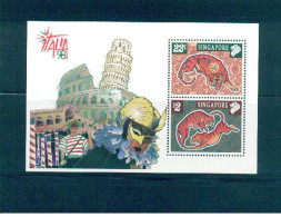 Singapore 1998 Scott 830c Zodiac Tiger Italy Expo MNH** - Singapore (1959-...)