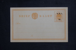 ORANGE - Entier Postal Surchargé, Non Utilisé - L 151153 - Oranje Vrijstaat (1868-1909)