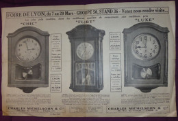 Doc, Tarifs & Modèles CARILLONS WESTMINSTER 1927 /  75003 PARIS / LYON / MICHELSOHN Horloger Bijoutier - Relojes