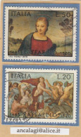 USATI ITALIA 1970 - Ref.0254B "RAFFAELLO SANZIO" Serie Di 2 Val. - - 1961-70: Used