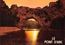 VALLON PONT D'ARC  Le Pont D'Arc En Contre-jour   20  (scan Recto Verso)MH2920 - Vallon Pont D'Arc