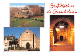 SAINT-PHILIBERT-DE-GRAND-LIEU  L'église, Vues Diverses De L'extérieur Et De L'intérieur  3 (scan Recto Verso)MH2930 - Saint-Philbert-de-Grand-Lieu