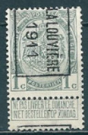 1627 Voorafstempeling Op Nr 81 - LA LOUVIERE 1911 - Positie B - Roller Precancels 1910-19