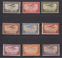 Lot De Timbres Neufs* Du Congo Belge 1934 PA 7 à 15 MH/MNH - Ongebruikt