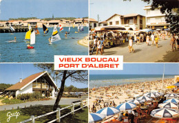 VIEUX BOUCAU  Le Lace De Port D'albret, Pl De La Mairie, Camping Les Sablères, La Plage  29 (scan Recto Verso)MH2952 - Vieux Boucau
