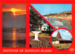 MIMIZAN   Diverses Vues     28 (scan Recto Verso)MH2969 - Mimizan Plage