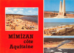 MIMIZAN  La Plage, Le Monument Des Ailes Brisées, La Plage, Vue Générale    17 (scan Recto Verso)MH2969 - Mimizan Plage