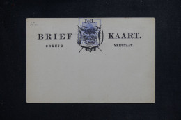 ORANGE - Carte Précurseur Non Circulé - L 151174 - Oranje-Freistaat (1868-1909)