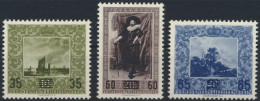 Liechtenstein 326-328 Gemälde Galerie Fürsten Tadellos Postfrisch MNH Kat 50,00 - Storia Postale