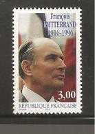 France, 3042, Neuf **, TTB, Président François Mitterrand (1916-1996) - Ungebraucht