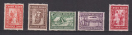 Lot De Timbres Neufs* Du Congo Belge 1930 N° 150 à 154 MH - Unused Stamps
