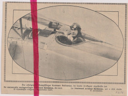 Oorlog Guerre 14/18 - Aviateur Piloot Kampflieger Leutnant Baldamus - Orig. Knipsel Coupure Tijdschrift Magazine - 1917 - Non Classés