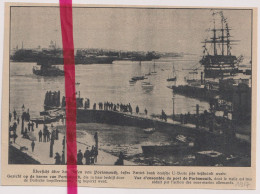 Oorlog Guerre 14/18 - Port Haven Portsmouth - Orig. Knipsel Coupure Tijdschrift Magazine - 1917 - Non Classés