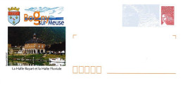 018 Enveloppes Prêt à Poster PAP 08 Ardennes Luquet Bogny Sur Meuse La Halle Bayart Et La Halte Fluviale - Listos Para Enviar: Transplantes /Luquet