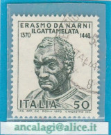 USATI ITALIA 1970 - Ref.0257 "ERASMO DA NARNI Detto IL GATTAMELATA" 1 Val. - - 1961-70: Afgestempeld