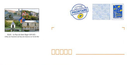 045 Enveloppes Prêt à Poster PAP 08 Ardennes Elan Diverses Vues Le Pays De Saint Roger Office De Tourisme Du Val De Bar - PAP: Ristampa/Logo Bleu