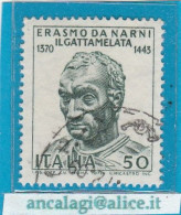 USATI ITALIA 1970 - Ref.0257A "ERASMO DA NARNI Detto IL GATTAMELATA" 1 Val. - - 1961-70: Oblitérés