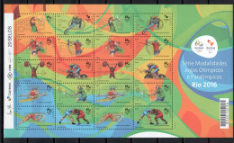 Brazil 2015 Olympic Games Rio De Janeiro Sheetlet MNH - Verano 2016: Rio De Janeiro