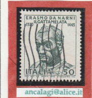 USATI ITALIA 1970 - Ref.0257B "ERASMO DA NARNI Detto IL GATTAMELATA" 1 Val. - - 1961-70: Afgestempeld