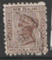 New Zealand  1882 SG  224  6d Perf 10 Die 1   Fine Used - Oblitérés