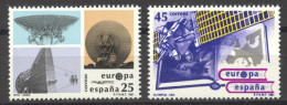 Spain, 1991, Europa Cept, Space, Telecommunication, MNH, Michel 2990-2991 - Ungebraucht