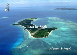 Fiji Islands Mana Island Aerial View New Postcard - Figi