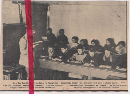 Oorlog Guerre 14/18 - Enfants Français , éducation Allemande - Orig. Knipsel Coupure Tijdschrift Magazine - 1917 - Non Classés