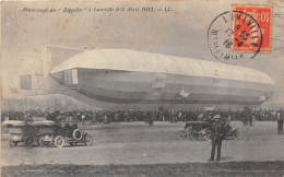 54-LUNEVILLE- ATTERRISSAGE DU ZEPPELIN  A LUNEVILLE LE 3 AVRIL 1913 - Luneville