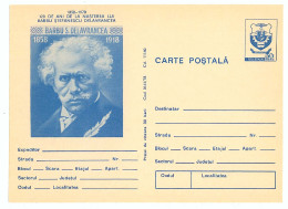 IP 78 - 161 Writer Barbu Stefanescu DELAVRANCEA - Stationery - Unused - 1978 - Interi Postali