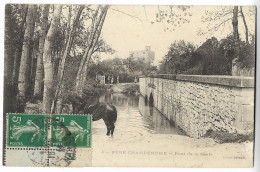 CPA 51 FERE CHAMPENOISE Pont De La Saule - Fère-Champenoise