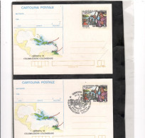 TEM20148  - GENOVA   21 .9.1992  /  FDC CART.POSTALE   "  CELEBRAZIONI COLOMBIANE " - Cristoforo Colombo