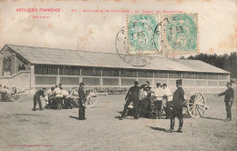 MILITARIA - Artillerie De Campagne - Au Champ De Manoeuvre - Animé - Carte Postale Ancienne - Regimientos