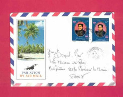 Lettre De 1982 Pour La France - YT N° PA 118 X 2 - Tamatoa V Souverain De Raiatea - Cartas & Documentos