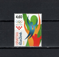 Croatia 2016 Olympic Games Rio De Janeiro Stamp MNH - Sommer 2016: Rio De Janeiro