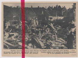 Oorlog Guerre 14/18 - Ruines Zierikzee - Orig. Knipsel Coupure Tijdschrift Magazine - 1917 - Non Classés