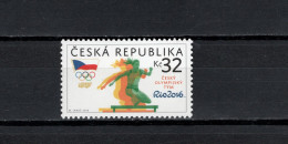 Czech Republic 2016 Olympic Games Rio De Janeiro Stamp MNH - Summer 2016: Rio De Janeiro